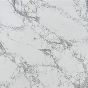 Detailed view of CRL Milano Quartz with elegant veining
