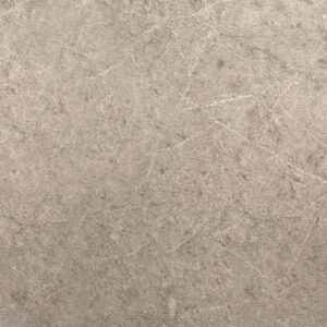 Caesarstone Symphony Grey quartz worktop with a bowl and green leaves.