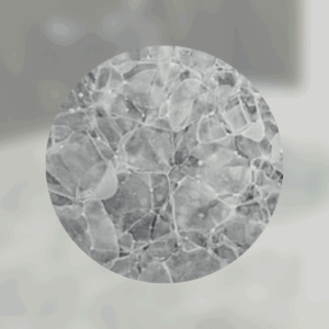 Close-up of the intricate texture of Magna Glaskeramik Ice Nugget glass surface.