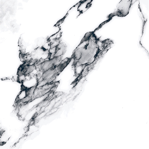 Statuario Alto Marble - Worktops Close-up of Statuario Alto Marble with grey veining, perfect for London interiors.