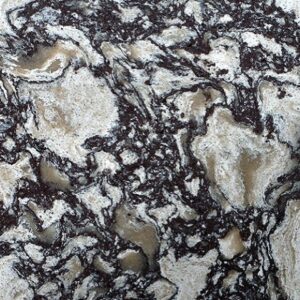 Detailed view of Cambria Braemar Quartz texture