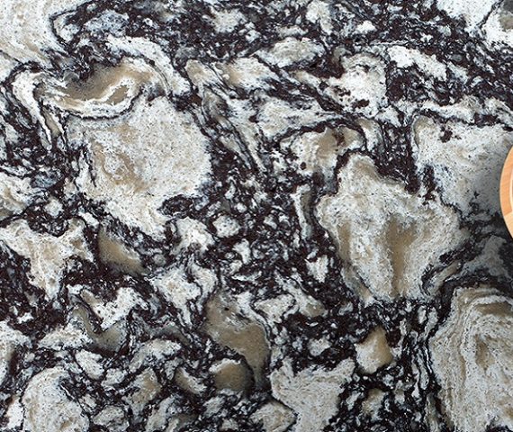 Tiles & Walls Detailed view of Cambria Braemar Quartz texture