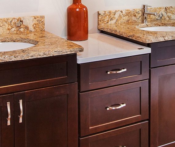Flooring Cambria Buckingham Quartz worktop installed in a modern kitchen setting.