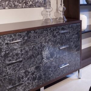 Cambria Sharpham Quartz used in modern cabinet design