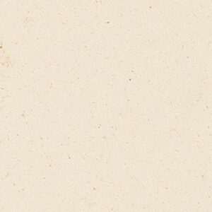 Close-up of Crema Valencia Composite Marble with light beige and reddish veins.