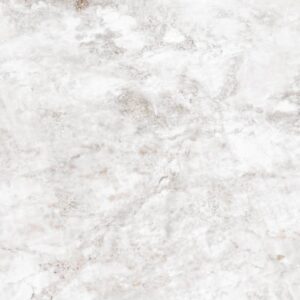 Close-up of Bianco Rhino Marble's unique veining and texture.
