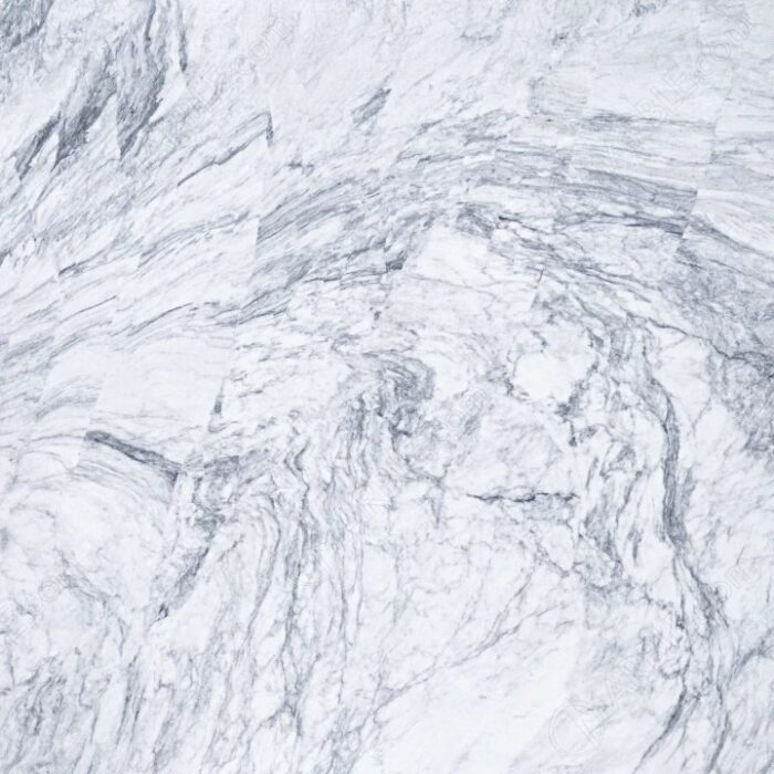 Mont Blanc Marble - Worktops Close-up of Mont Blanc Marble with dark veins, perfect for UK interiors