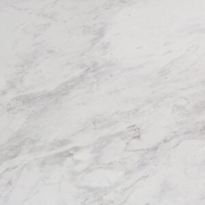 Close-up of Volakas Marble with ivory white and grey veining