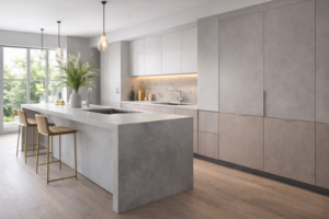 modern porcelain kitchen worktop design