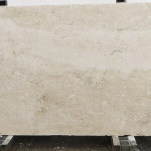 Large slab of Travertine Chiaro stone