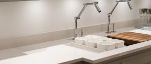 Brave White Glass Splashback