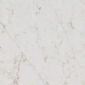 Close-up of Quartzforms Sughero with red and bronze veining