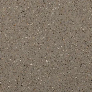 Close-up of Quartzforms Pebble Light Grey Quartz with medium grain, ideal for kitchens in London, UK.