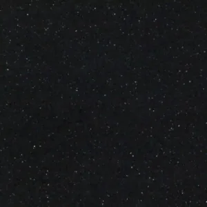 Close-up of Quartzforms Qf Black Quartz surface with subtle veining