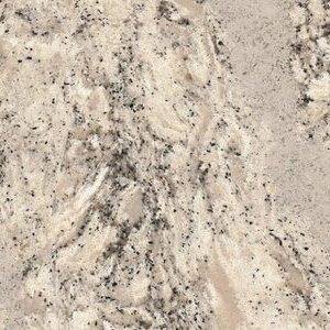 Close-up of Cambria Summerhill Quartz with light grey graining