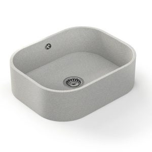 Silestone by Cosentino Integrity ONE Sinks Aluminio Nube