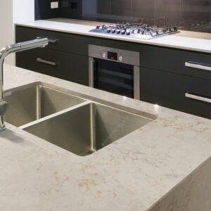 Silestone Pulsar Quartz Kitchen Island
