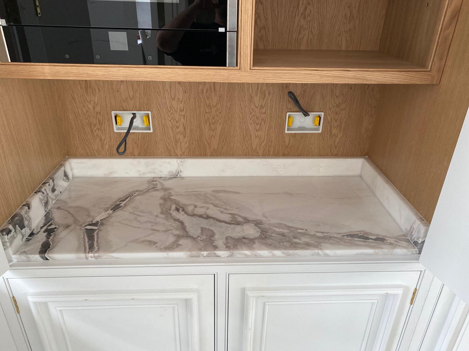 marble kitchen worktops