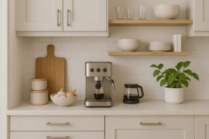 line-shaped worktops