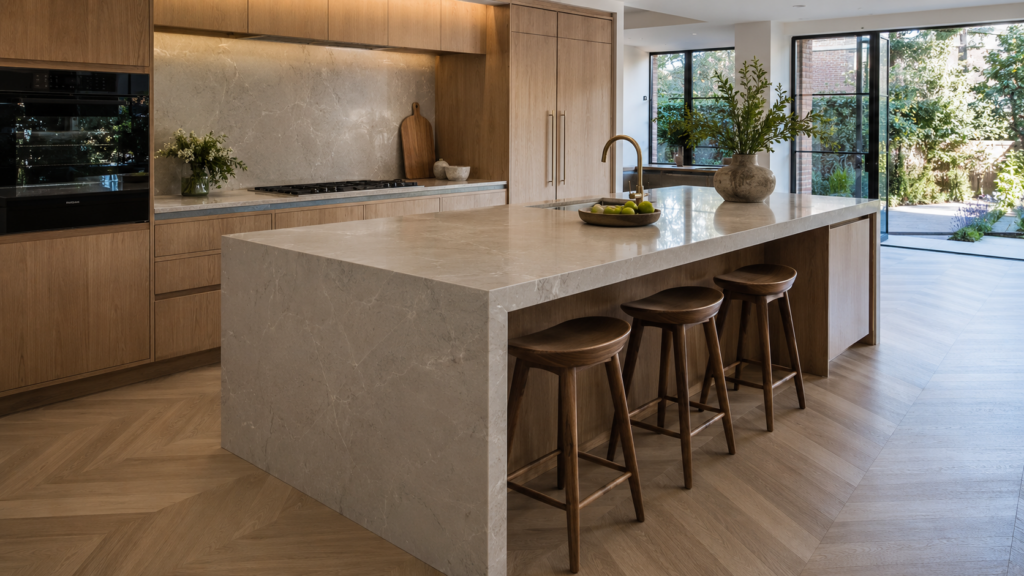 How Much Should a Kitchen Island Worktop Overhang?